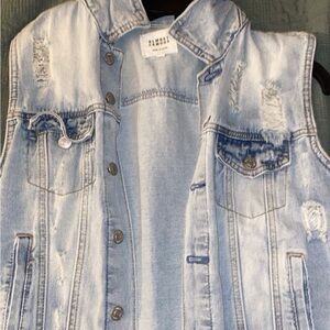 Almost famous denim vest